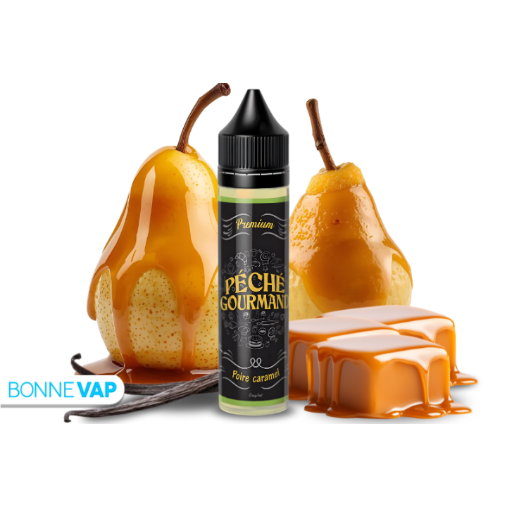 Poire Caramel 50ml - Péché Gourmand