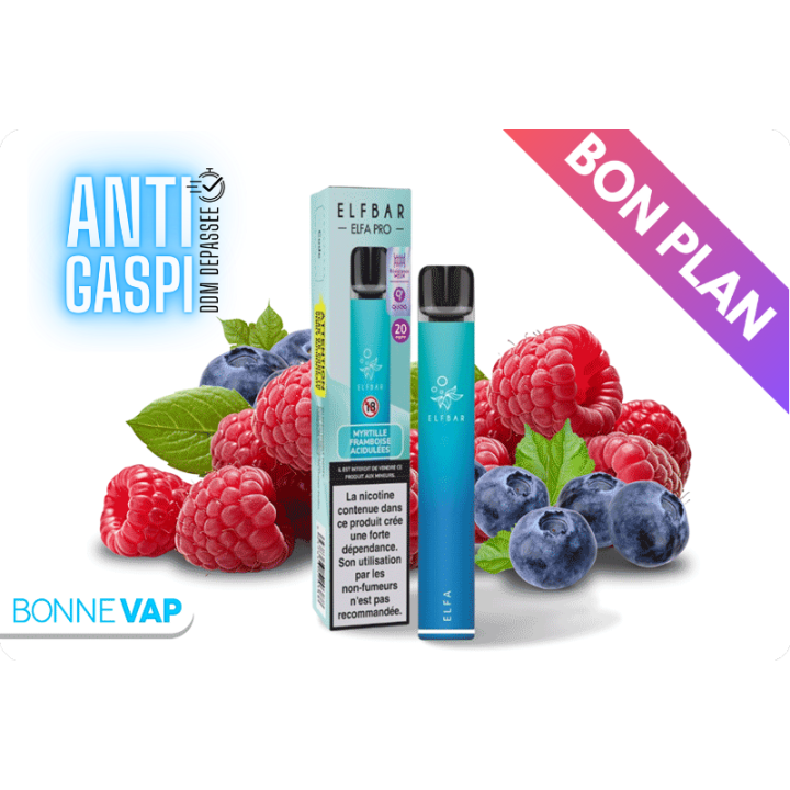 Kit ELFA PRO Myrtille Framboise Acidulée | ELFBAR