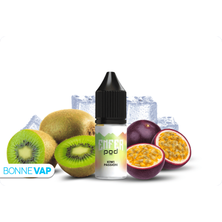 Kiwi Passion 10ml "Sels" - Enfer Pod