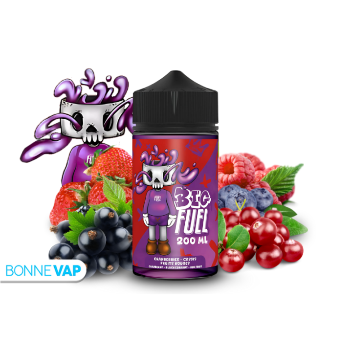 Cranberries Cassis Fruits Rouges 200ml - Big Fuel