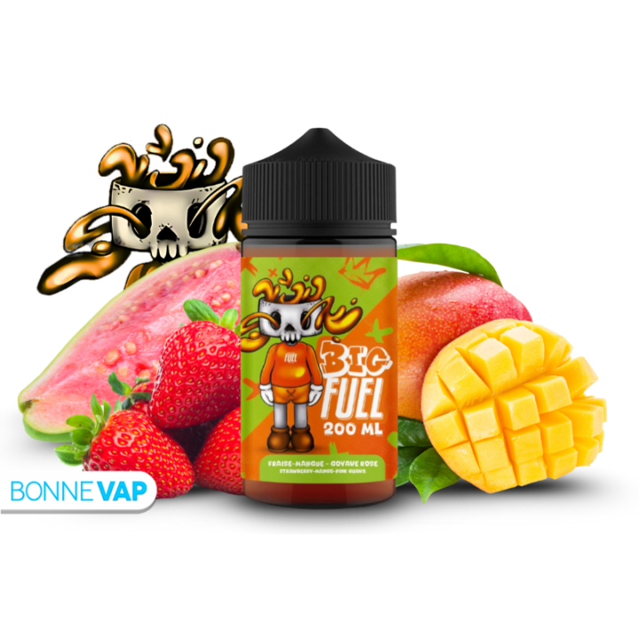 Fraise | Mangue | Goyave Rose 200ml - BIG FUEL