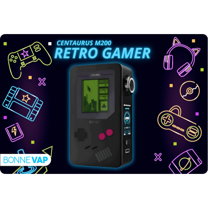 Box Centaurus M200 "Retro Gamer Black" - Lost Vape