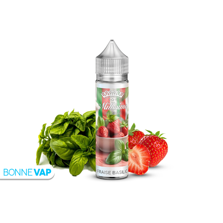 Fraise Basilic 50ml - Millésime