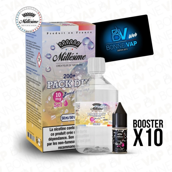 Pack DIY Sels 10mg 200ml 50/50 – Millésime