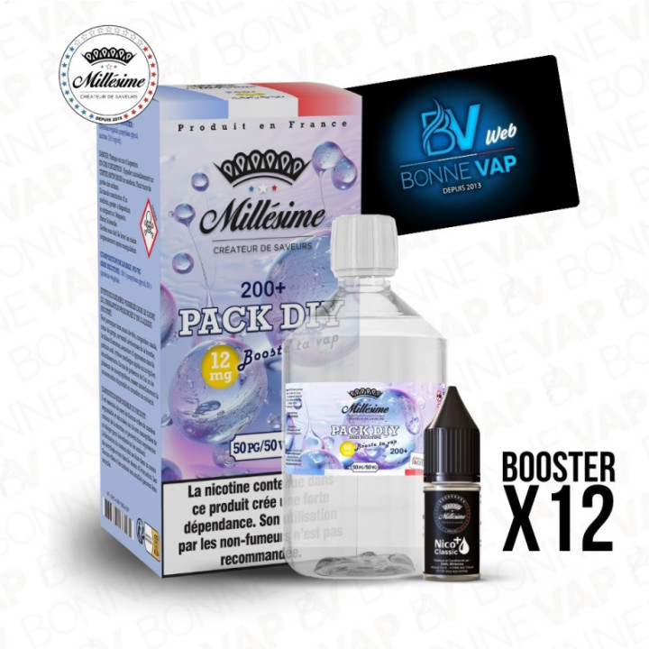 Pack DIY 3mg 200ml 50/50 - Millésime