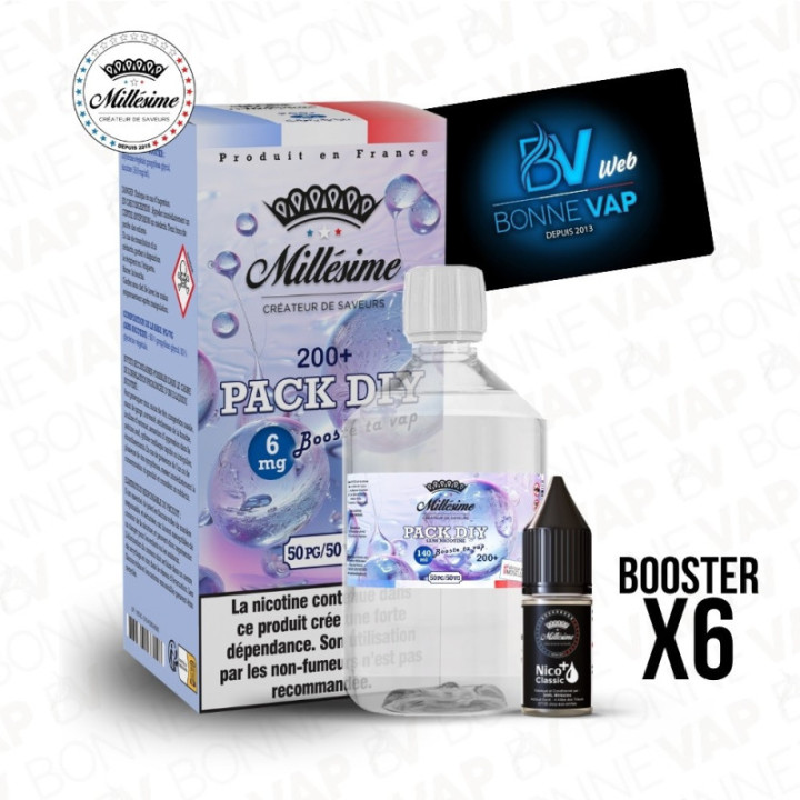 Pack DIY 3mg 200ml 50/50 - Millésime