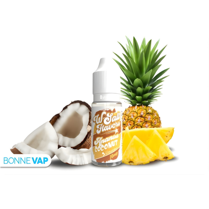 Ananas Coconut 10ml "Sels" - Wsalt Flavors