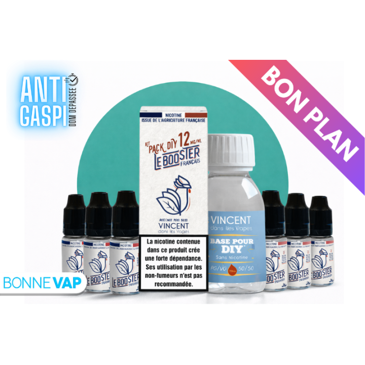 Pack DIY 2mg 50/50 100ml - VDLV (DDM Dépassée)