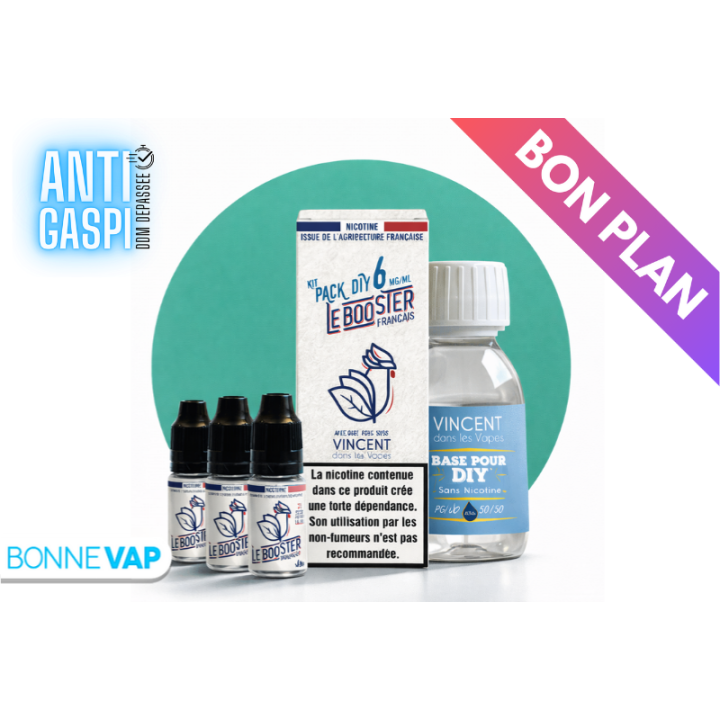 Pack DIY 2mg 50/50 100ml - VDLV (DDM Dépassée)